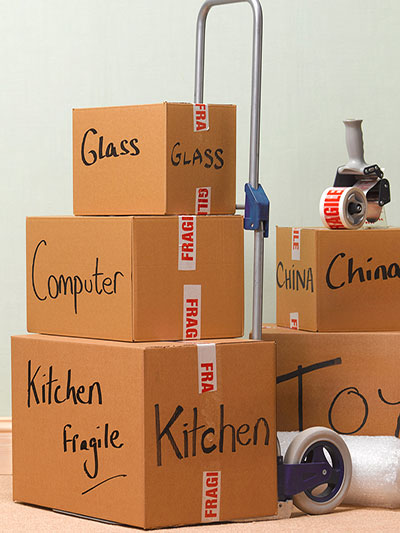 House Clearance Bodmin packing boxes image
